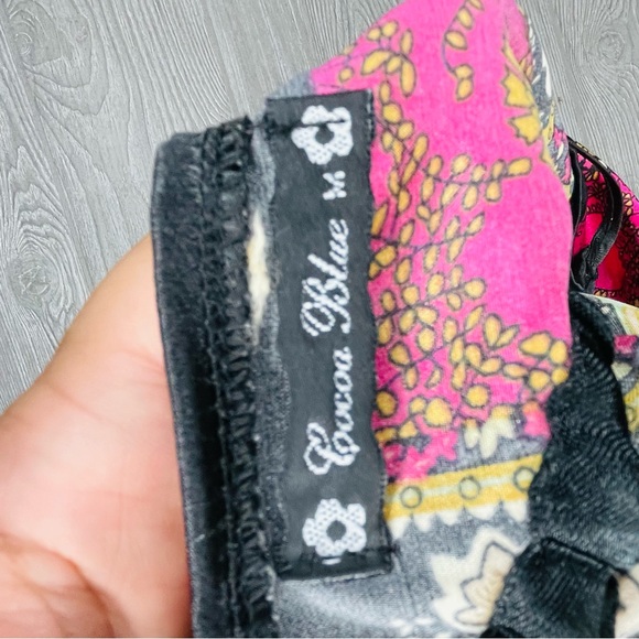 Cocoa blue Silky long sleeveless beach kimono asymmetrical handkerchief dress m - Picture 4 of 9